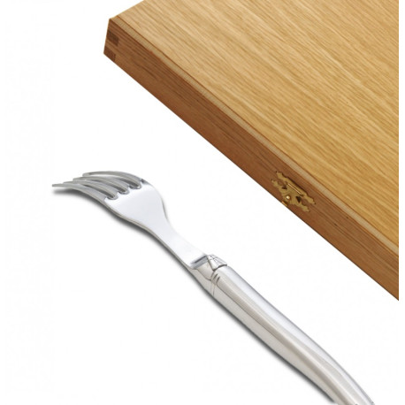 Set of 6 Prestige range Laguiole forks fully forged polished - Image 1090