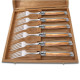 Set of 6 Laguiole forks with wood handle - Image 1098