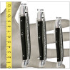 laguiole knife with Ebony Wood handle and two stainless steel bolsters