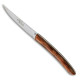 Set 6 Thiers steak knives with brown Plexiglas handle - Image 1536