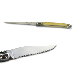 laguiole steak knives ABS luxury beige