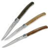 laguiole steak knives one bolster in assorted wood