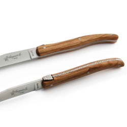 laguiole steak knives olive wood full handle