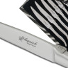 Coffret de 6 couteaux steak laguiole de table inox plat
