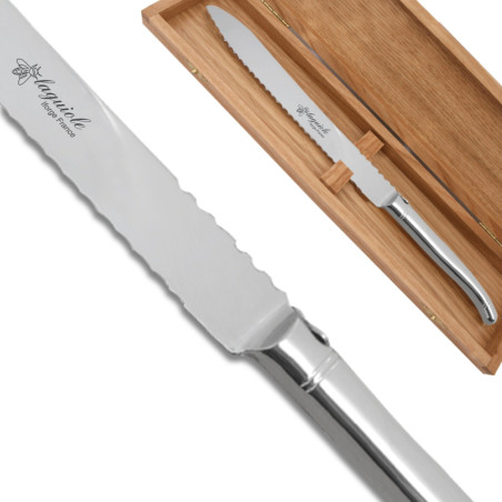 Prestige Range laguiole bread knife - Polished finish