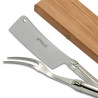 Prestige range laguiole cheese set polished finish
