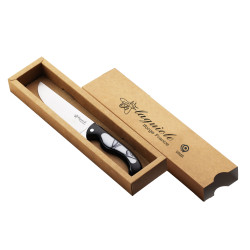 Chef's knife laguiole Bird 15 cm with black acrylic handle