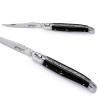 Couteau laguiole manche en bois d'ébène et mitres en inox