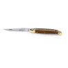 Couteau laguiole manche en bois de palissandre et mitres en laiton