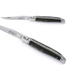 laguiole manche en corne noire et mitres en inox