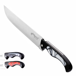 Chef's knife laguiole Bird 20 cm with black acrylic handle