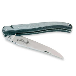 laguiole knife with grey paperstone handle