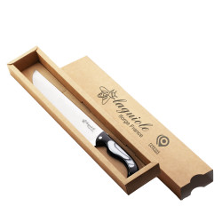 Chef's knife laguiole Bird 25 cm with black acrylic handle