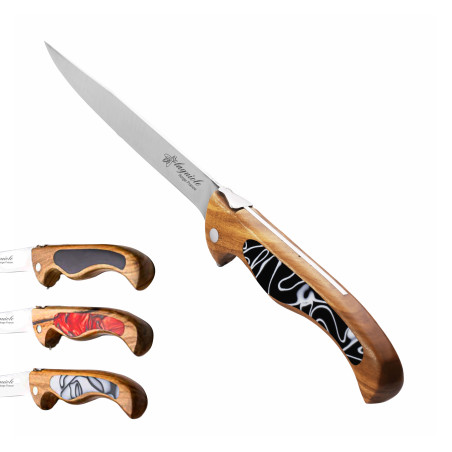 laguiole universal kitchen knife Bird with olive wood handle