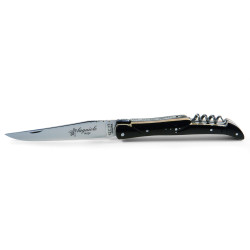 laguiole knife Ecology Bicolour handle with corkscrew