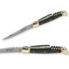 laguiole pocket knife with Stamina wood handle and brass bolsters, corkscrew
