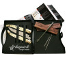 laguiole folding knife kit with 2 brass bolsters