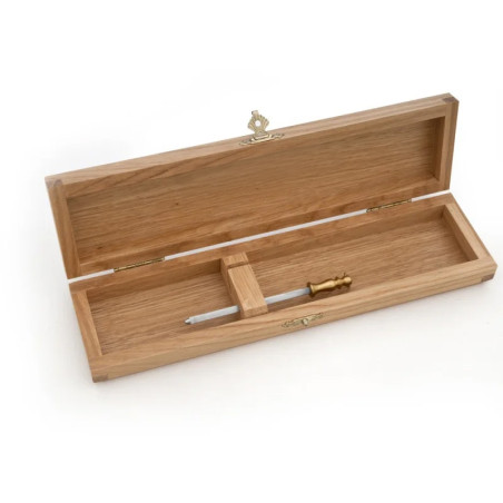 Office box with sharpener