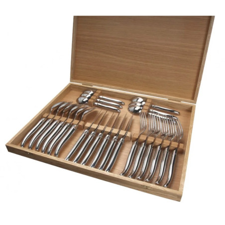 Set of 24 pieces laguiole Prestige range - Polished finish