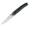 Couteau laguiole liner lock en ébène + étui cuir