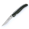 Couteau laguiole liner lock en ébène + étui cuir