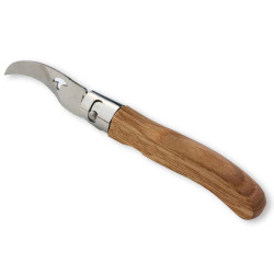 Couteau à champignon laguiole avec son plumier