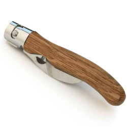 Mushroom laguiole knife with turning ferrule