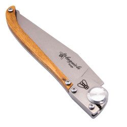 Couteau laguiole extra plat en bois d’olivier