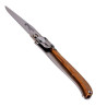 Couteau laguiole extra plat en bois d’olivier