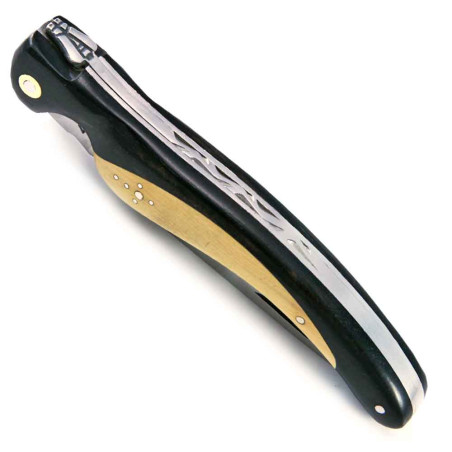 laguiole bird knife with ebony and boxwood handle