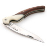 laguiole bird knife white and violet wood handle