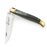 laguiole Freemason’s Knife with  black horn handle 12  cm
