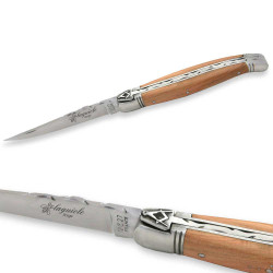laguiole Freemason’s Knife with juniper burl handle