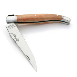 laguiole Freemason’s Knife with juniper burl handle
