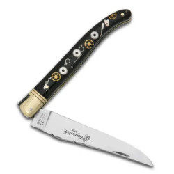 laguiole knife with gearing Cristallium handle