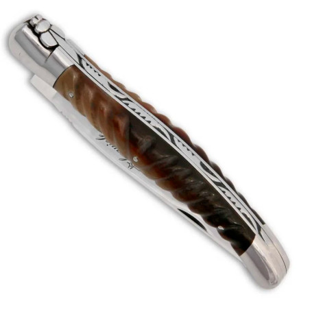 laguiole twisted light horn handle