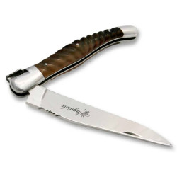 laguiole twisted light horn handle