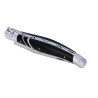 laguiole knife with ebony and 2 bone bars handle