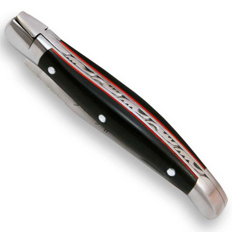 laguiole abeille design en G10 avec diamants incrustés
