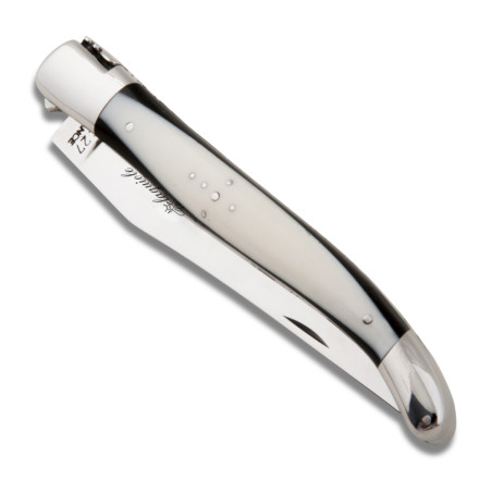 Couteau laguiole avec un manche bi-matière ébène izmir