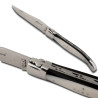 laguiole knife with Ebony and Izmir handle