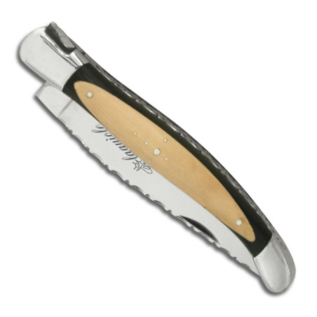 laguiole knife with Ebony and Boxwood handle