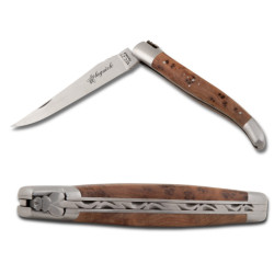 laguiole knife with Thuja Burl handle