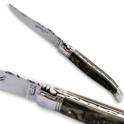 laguiole knife with a handle made of ram