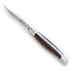 laguiole knife Ebony and Mimosa Wood handle