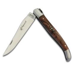 laguiole knife with stabilized walnut handle