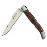 laguiole knife with stabilized walnut handle