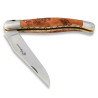 laguiole knife Juniper handle with double plates