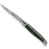 laguiole knife green stamina handle