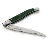 laguiole knife green stamina handle